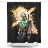 The Bounty Hunter Rises - Shower Curtain