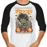 The Broccoli Christmas - 3/4 Sleeve Raglan T-Shirt