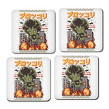 The Broccoli Christmas - Coasters