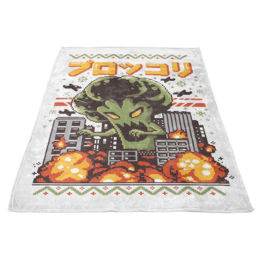 The Broccoli Christmas - Fleece Blanket