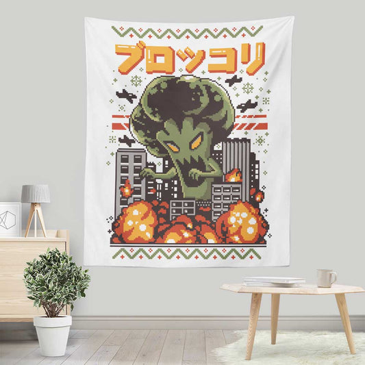 The Broccoli Christmas - Wall Tapestry