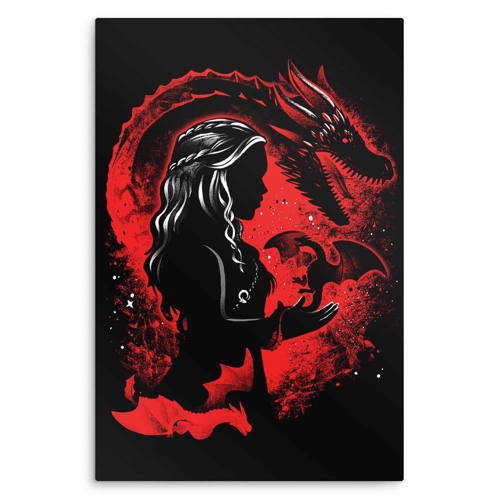 The Dragon Queen - Metal Print