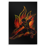 The Fire Bender - Metal Print