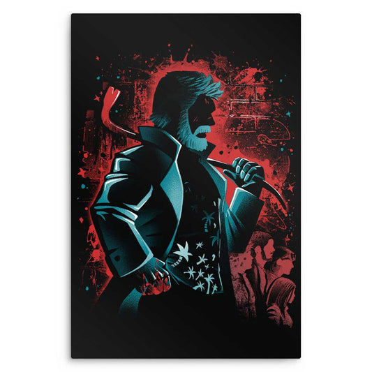 The Furious Butcher - Metal Print