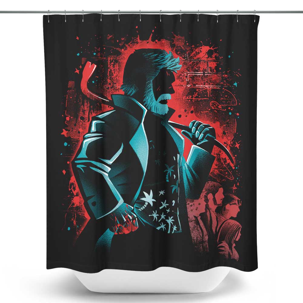 The Furious Butcher - Shower Curtain