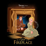 The Girl in the Fireplace - Wall Tapestry