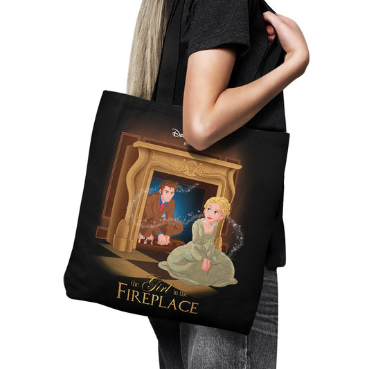 The Girl in the Fireplace - Tote Bag