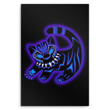 The Glowing Panther King - Metal Print