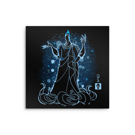 The God of the Underworld - Metal Print