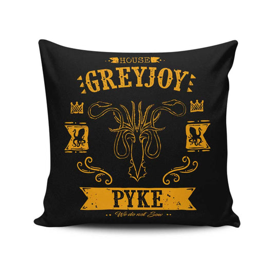 The Golden Kraken - Throw Pillow