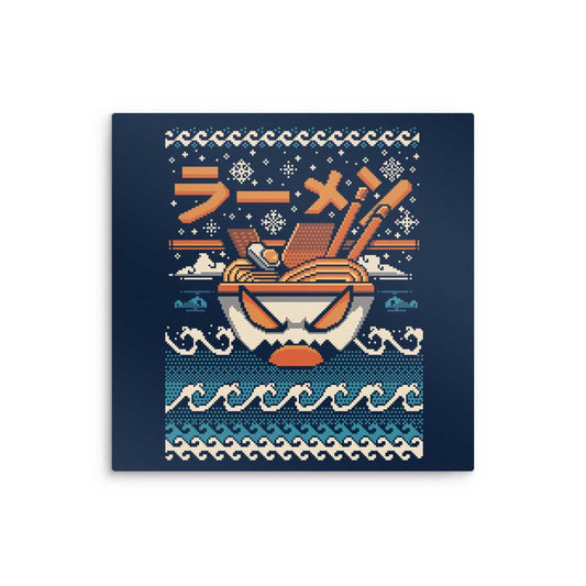 The Great Ramen Christmas - Metal Print