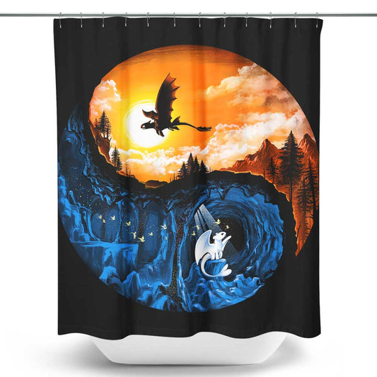 The Hidden World - Shower Curtain