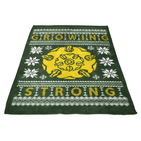 The Holidays are Growing Strong - Fleece Blanket