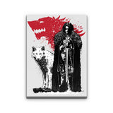 The King and the Wolf - Canvas Print