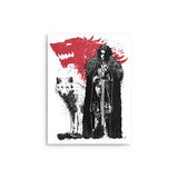 The King and the Wolf - Metal Print