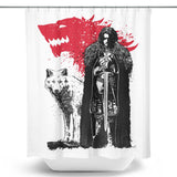 The King and the Wolf - Shower Curtain