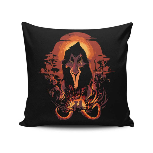 The King is Dead - Throw Pillow