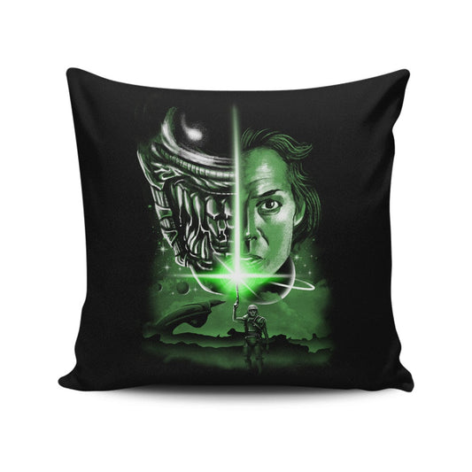 The Last Alien (Alt) - Throw Pillow