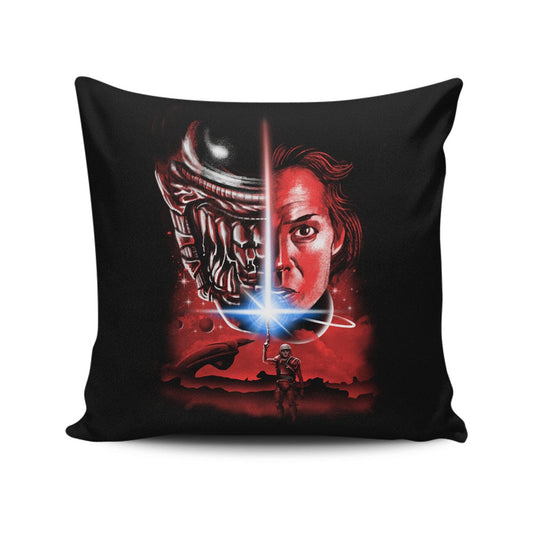 The Last Alien - Throw Pillow