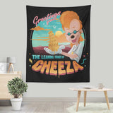 The Leaning Tower of Cheeza - Wall Tapestry