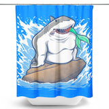 The Little Shark - Shower Curtain