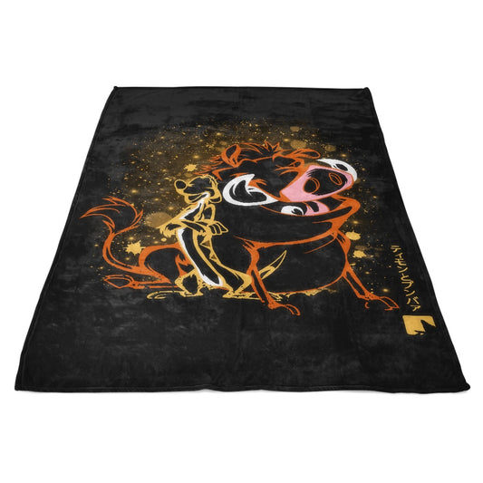 The Meerkat and Warthog - Fleece Blanket