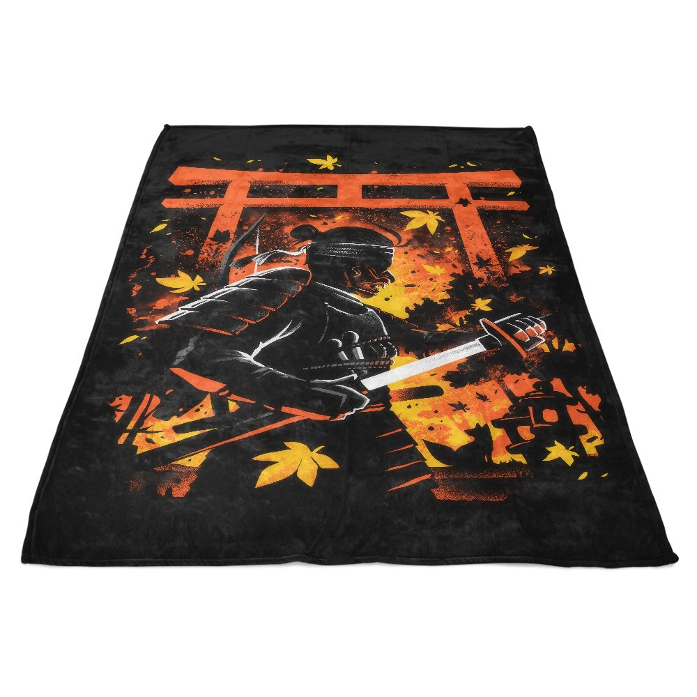 The Phantom Samurai - Fleece Blanket