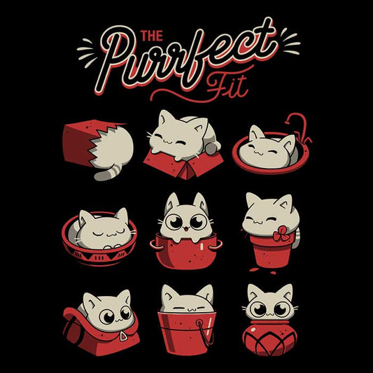 The Purrfect Fit - Metal Print