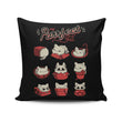 The Purrfect Fit - Throw Pillow