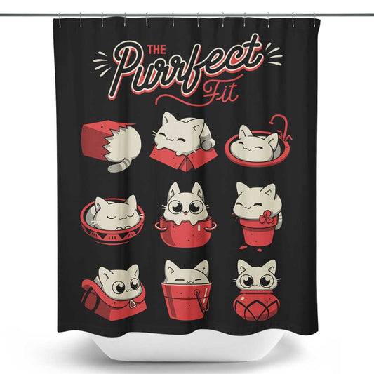 The Purrfect Fit - Shower Curtain