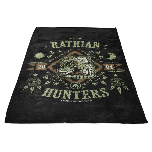 The Rathian Hunters - Fleece Blanket