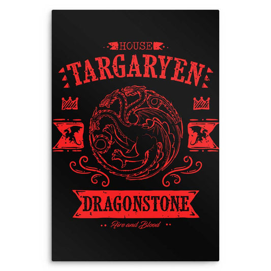 The Red Dragon - Metal Print