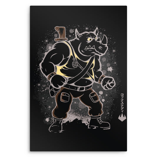 The Rhino - Metal Print