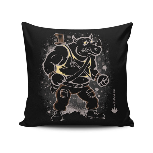 The Rhino - Throw Pillow