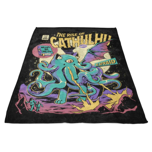 The Rise of Cathulhu - Fleece Blanket