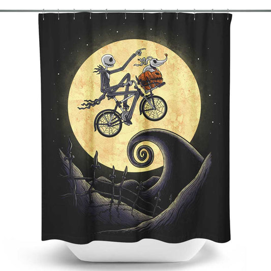 The Shadow on the Moon - Shower Curtain