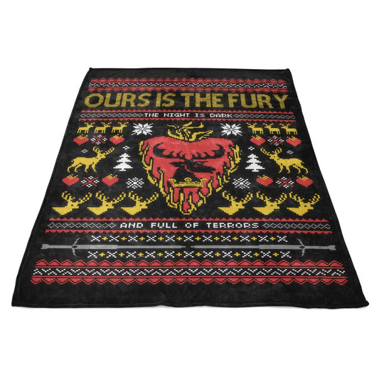 The Silent Night (is Dark and Full of Terrors) - Fleece Blanket