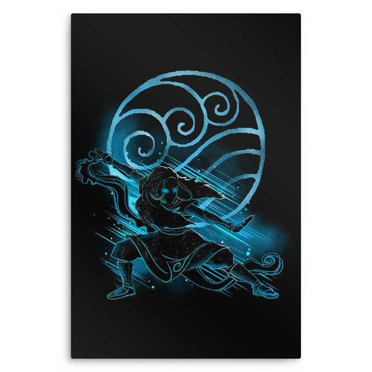 The Water Bender - Metal Print