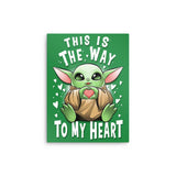 The Way to the Heart - Metal Print