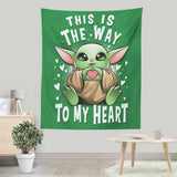 The Way to the Heart - Wall Tapestry