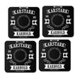 The White Starburst - Coasters