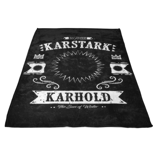 The White Starburst - Fleece Blanket