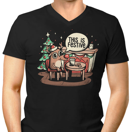 This is Festive - Men's V-Neck