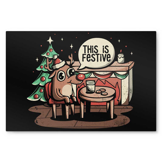 This is Festive - Metal Print