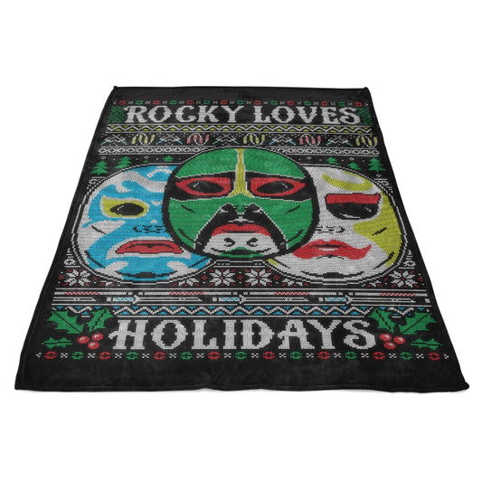 Three Ninja Holidays - Fleece Blanket