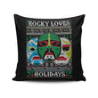 Three Ninja Holidays - Throw Pillow