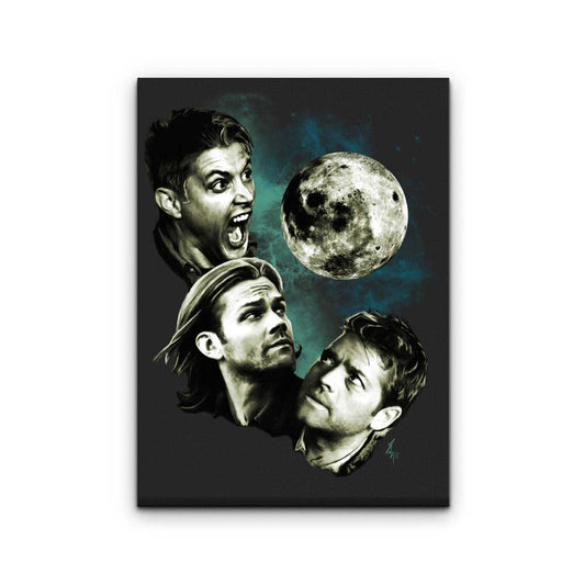 Three Super Moon - Canvas Print