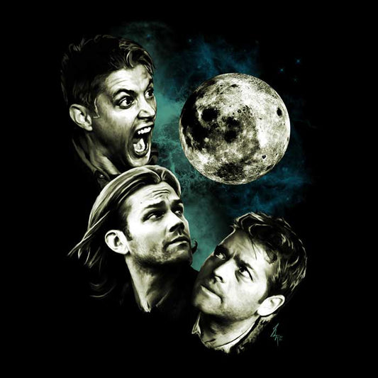 Three Super Moon - Metal Print