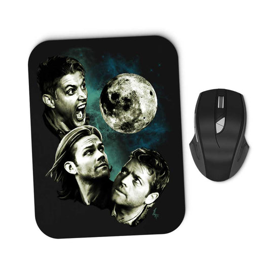 Three Super Moon - Mousepad