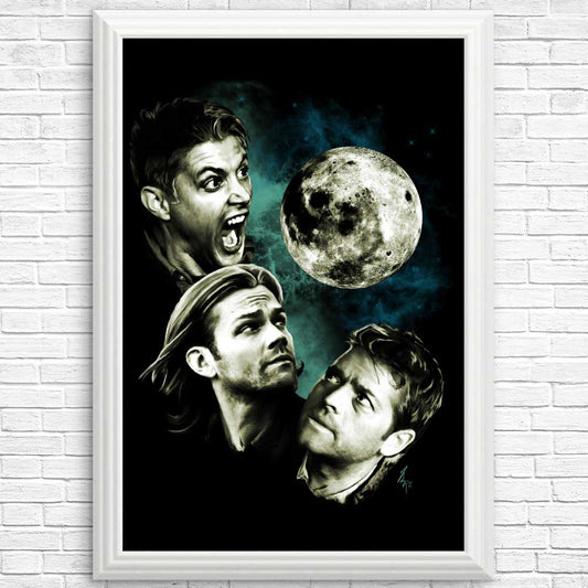 Three Super Moon - Posters & Prints